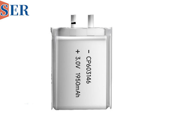 CP603146 ​​Podstawowa bateria litowa 3 V Ultra cienka bateria Li-MnO2 Pouch Cell Długi okres przydatności do spożycia