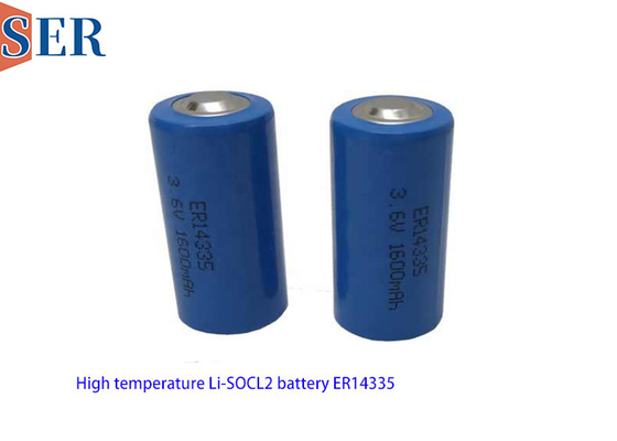 Wysokiej temperatury 3,6 V Pierwotny Li Socl2 Bateria ER14335 2/3AA Rozmiar ER14335S Do śledzenia produktu TPMS