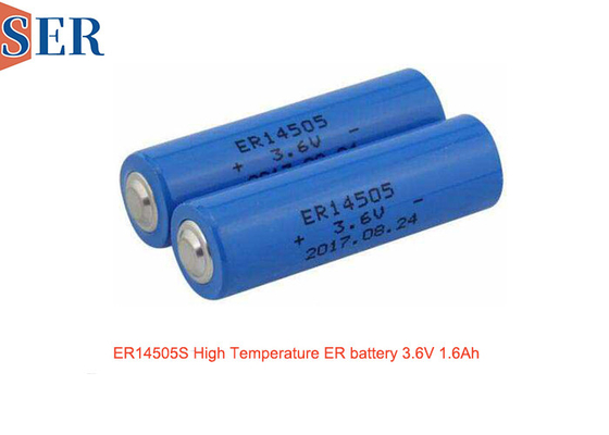 3.6Volt Pierwotny LiSOCL2 litowy o wysokiej temperaturze bateria ER14505S AA Wielkość dla licznika użytkowego