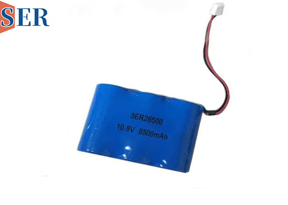 Niestandardowe baterie Li-SOCL2 10.8V 8500mAh ER26500 3S1P Litium Primary Battery Pack dla wykrywacza wycieków próżniowych