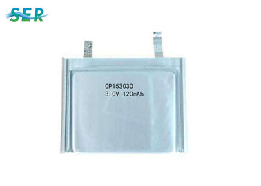 3V 170mAh Ultra cienka bateria litowa MNO2 Kwadratowy kształt do karty IC CP153030