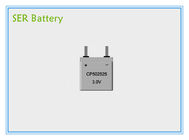 CP502525 Cienka, elastyczna bateria 3,0 V, płaski akumulator litowo-jonowy do RFID / zabawki elektronicznej
