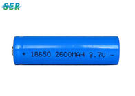 Akumulator litowo-jonowy o wysokim rozładowaniu 18650 3,7 V 2600 mah do lamp / latarni
