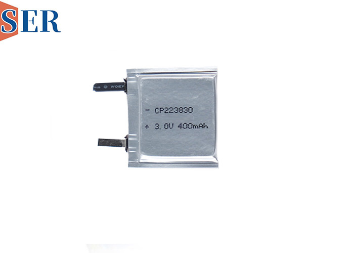 Niestandardowa, nieodładowalna komórka LiMnO2 Bateria CP223830 3,0V 400mAh do urządzenia noszonego