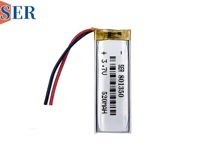 Niestandardowa bateria Lipo 801350 500mAh Li-Polimerowa Poczka Komórka 803450 3.7V Litowa bateria polimerowa z PCB i kablem