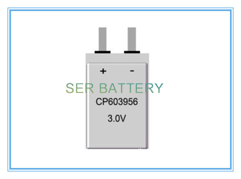 Ultra cienka bateria o dużej pojemności LiMNO2 CP603956 3200 mAh 3,0 V dla karty inteligentnej