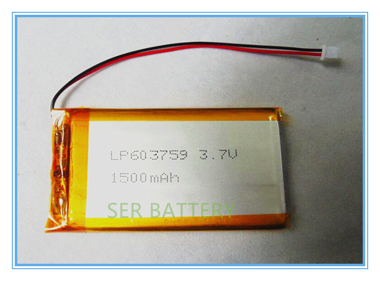 Tablet PC Akumulator litowo-jonowo-polimerowy, 063759 Akumulator lipopolimerowy LP603759 3,7v 1500mah