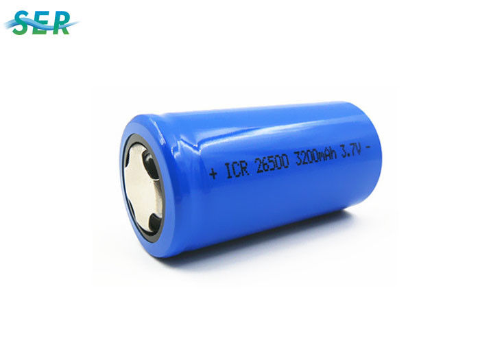 Akumulator litowo-jonowy o dużej pojemności 3,7 V 3200 mAh D Rozmiar 26500 cylindryczne ogniwo do latarki