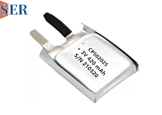 CP502025 Li-MnO2 Miękkie, ultracienkie etui na baterie 550 mAh Długa żywotność do śledzenia zwierząt