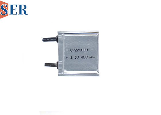 Niestandardowa, nieodładowalna komórka LiMnO2 Bateria CP223830 3,0V 400mAh do urządzenia noszonego