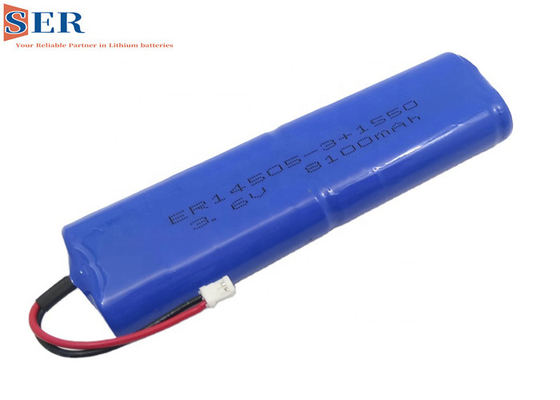 ER14505-3P 3.6V 8100mAh Bateria LiSOCL2 ze złączem JST SPC1550 Kondensator