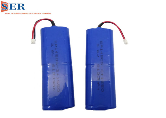 ER14505-3P 3,6 V 8100 mAh Li SOCL2 Bateria ze złączem JST Kondensator SPC1550