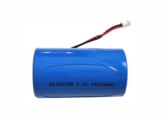 3,6 V 14AH Li SOCL2 Bateria litowa Rozmiar D ER34615M/W200A ER34615M/W200C ER34615M-T1 ze złączem przewodów