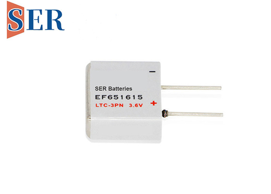400mAh EF651615 Pryzmatyczny akumulator Li SOCL2 z 4 pinami lutowniczymi U